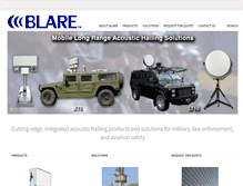 Tablet Screenshot of blaretech.com